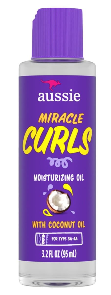 Aussie Miracle Curls Moisturizing Oil 3.2 Ounce (Pack of 6)