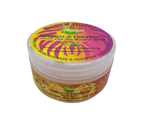 Mine Botanicals Seamoss & Elderberry Beard Butter 4oz