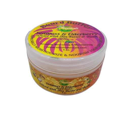 Mine Botanicals Seamoss & Elderberry Beard Butter 4oz