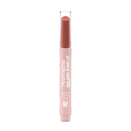Neutrogena High Shine Glossy Lip, Nourishing Lip Gloss with Maracuja Oil, Antioxidant Vitamin E & Vitamins, Non-Retractable, Buildable Pigmented
