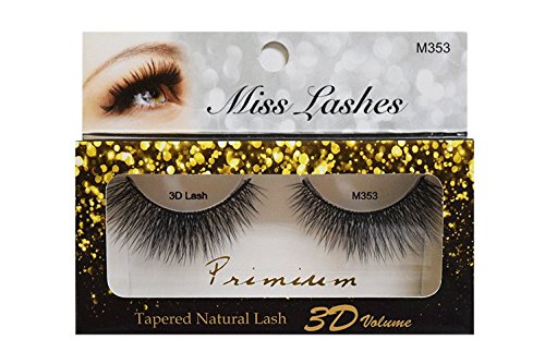 "4 Pairs" Miss Lash 100% Handmade Tapered 3D Volume lash M353