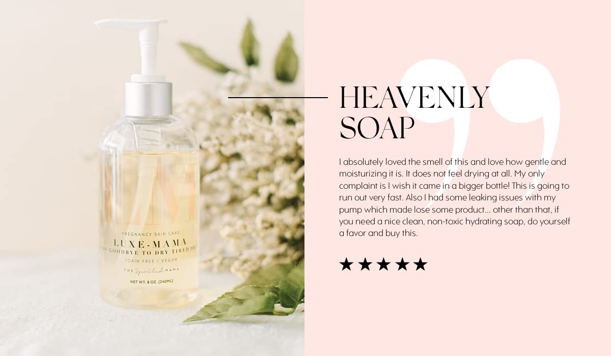 Luxe-Mama | Lavender Vanilla Calming Body Wash for Pregnancy Beauty & Personal Care The Spoiled Mama