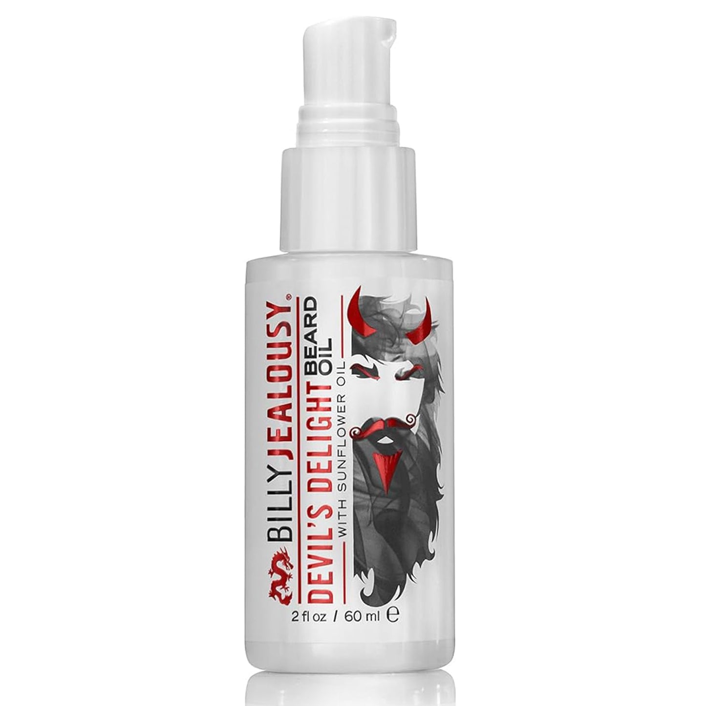 Billy Jealousy Beard Oil for Men, Weightless, Low Shine, and Hydrating Beard Moisturizer for Softer Hair, Helps Prevent Itching and Flakes, Devil's