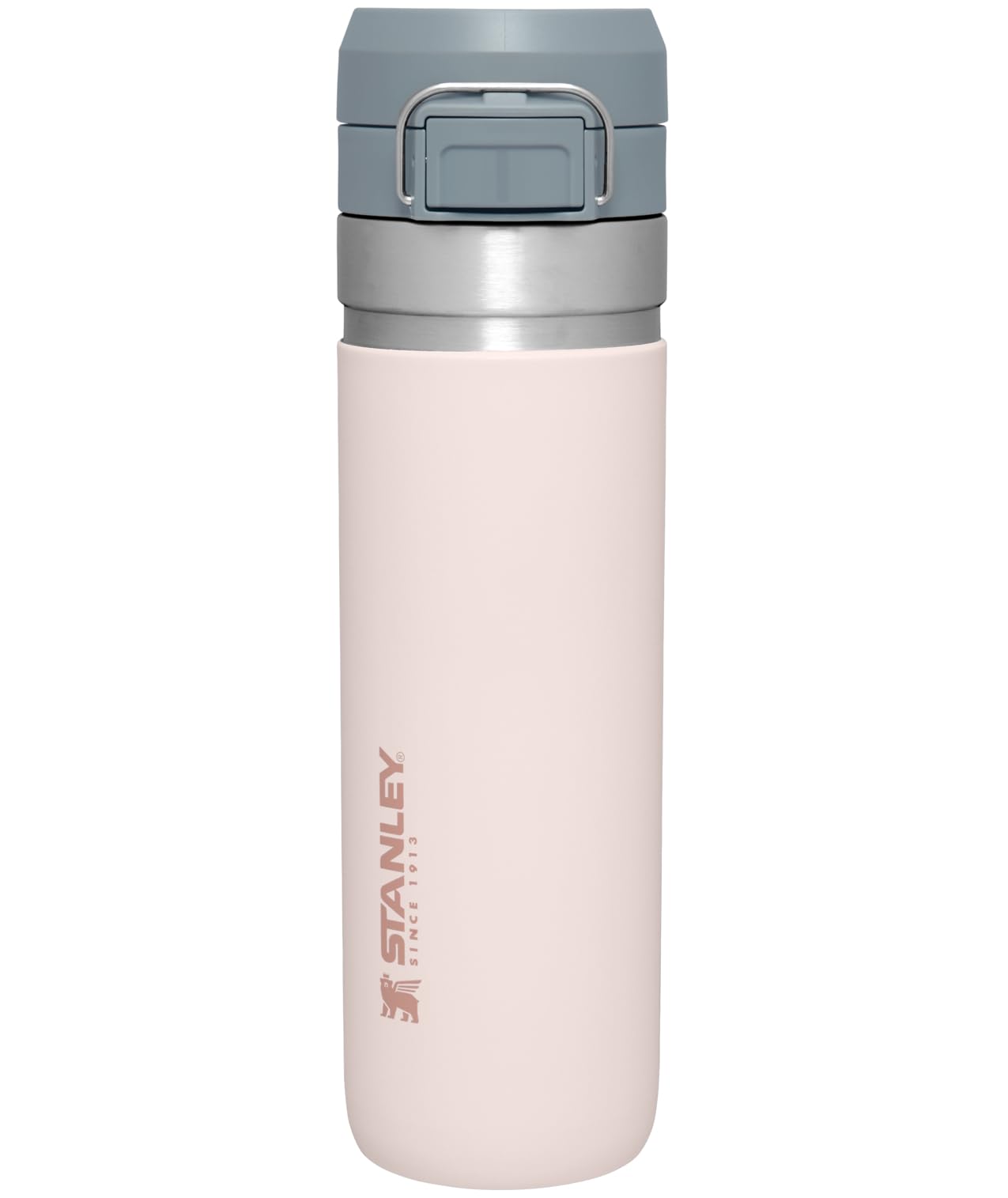 Stanley Quick Flip GO Water Bottle 24 oz | Push Button Lid | Leakproof and Packable for Travel and Sports | Insulated Stainless Steel | BPA-Free