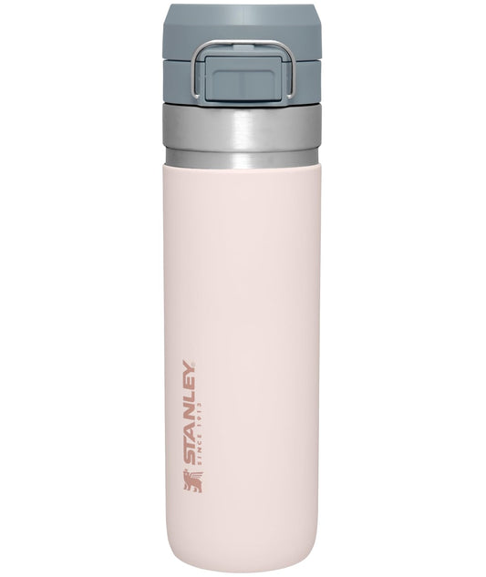 Stanley Quick Flip GO Water Bottle 24 oz | Push Button Lid | Leakproof and Packable for Travel and Sports | Insulated Stainless Steel | BPA-Free
