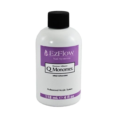New Ezflow Q Monomer Acrylic Nail Liquid 4oz Beauty & Personal Care EzFlow