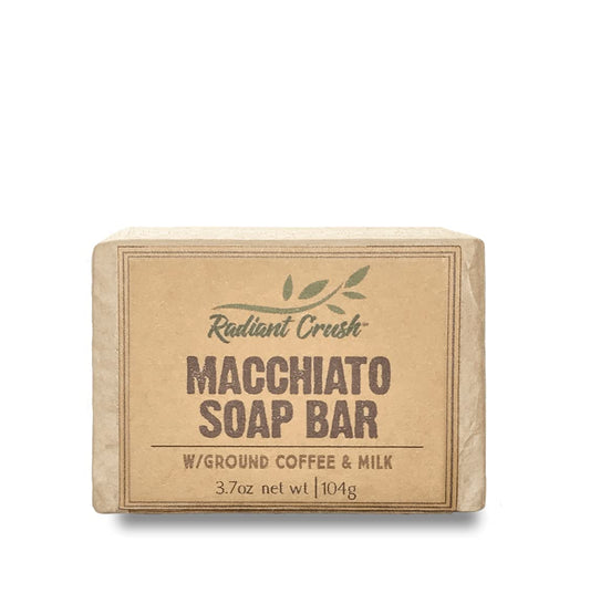 Radiant Crush - Coffee and Goats Milk Soap Bar Macchiato Handmade Beauty & Personal Care Radiant Crush