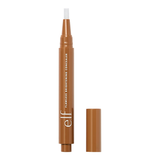 e.l.f. Flawless Brightening Concealer, Illuminating & Highlighting Face Makeup, Conceals Dark Under Eye Circles, Deep 53 W, 0.07 Fl Oz
