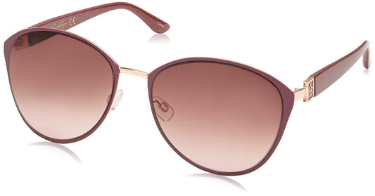Jessica Simpson Women's J5329 Chic Metal Cat Eye Sunglasses with UV400 Protection - Glamorous Sunglasses for Women, 60mm