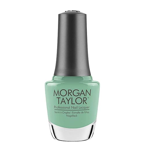 Morgan Taylor Nail Lacquer (A Mint Of Spring) Mint Green Professional Lacquer, Vibrant, Chip-Resistant, Fast-Drying, Long-Lasting, High-Shine, Perfect Beauty & Personal Care Morgan Taylor