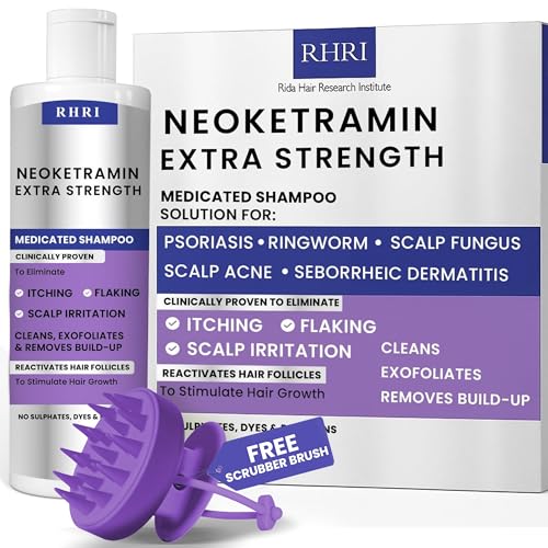 RHRI Anti Fungal Shampoo for Men & Women | Anti Dandruff, Medicated, Folliculitis Shampoo for Dry Scalp, Psoriasis, Ringworm | for Flaky & Irritated Beauty and Personal Care Rida Hair Research Institute Default Title