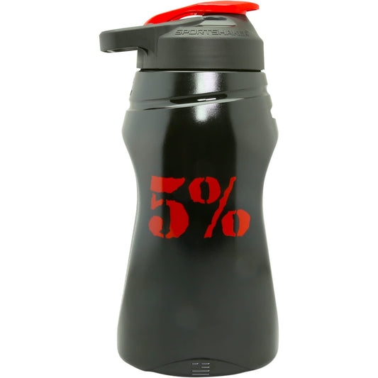 5% Nutrition Half Gallon Water Bottle with Handle | 64 oz Water Bottle | Big Water Jug for Sports | 64 oz Gym Water Bottle | Large Reusable Drinking