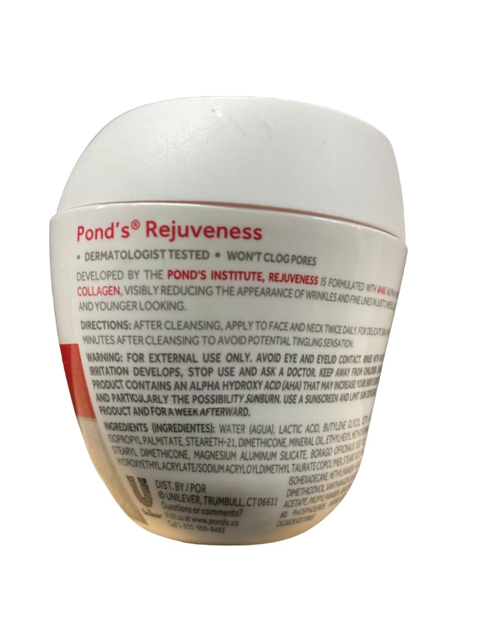 Ponds Rejuveness Anti-Wrinkle Cream 7 Ounce Jar - 2 Pack