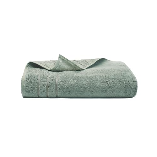 Cariloha Bath Towel | Ocean Mist |28"x54" | Turkish Cotton & Viscose Material Blend | Extra Smooth, Odor Resistant and Highly Absorbent