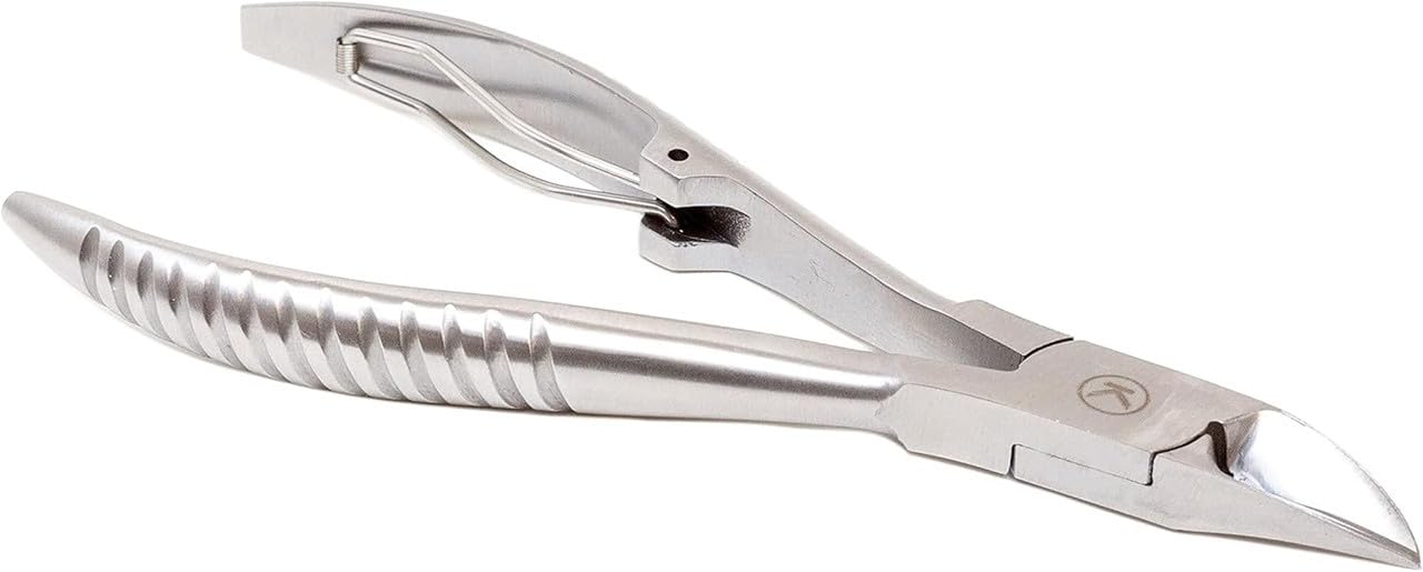 Kohm Ingrown Toenail Clippers | Super Control Cuticle Trimmer & Wide Jaws - Precision Stainless Steel Nail Nippers for Thick & Ingrown Nails |