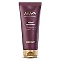 AHAVA Mineral Hand Cream Vivid Burgundy - Luxurious cream for thirsty hands for deep relief & nourishment, maintains smooth & supple hands,