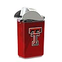 FUNTOPS Reusable Water Bottle | Officially Licensed NCAA Sports Bottle |BPA Free | Dishwasher Safe | Texas Tech | Raider Red Officially Licensed NCAA