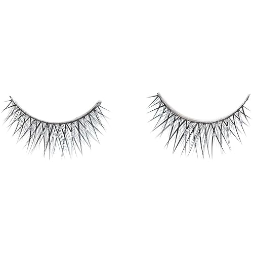 Glamorous Bejeweled Eyelashes - 4-.75" X 5" (1 Pc.) - Stunning Reusable Gemstone Lashes - Perfect for Special Occasions & Parties