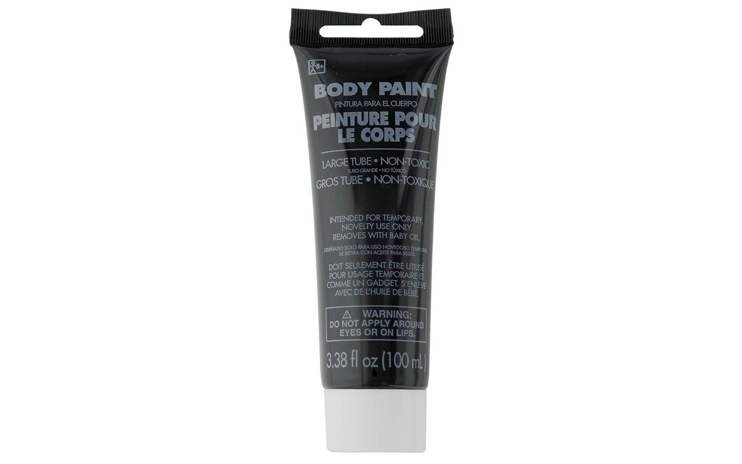 Black Body Paint in Tube- 3.4 oz. | Washable | 1 Pc.