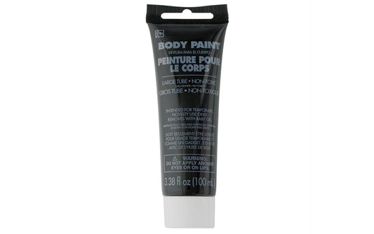 Black Body Paint in Tube- 3.4 oz. | Washable | 1 Pc.