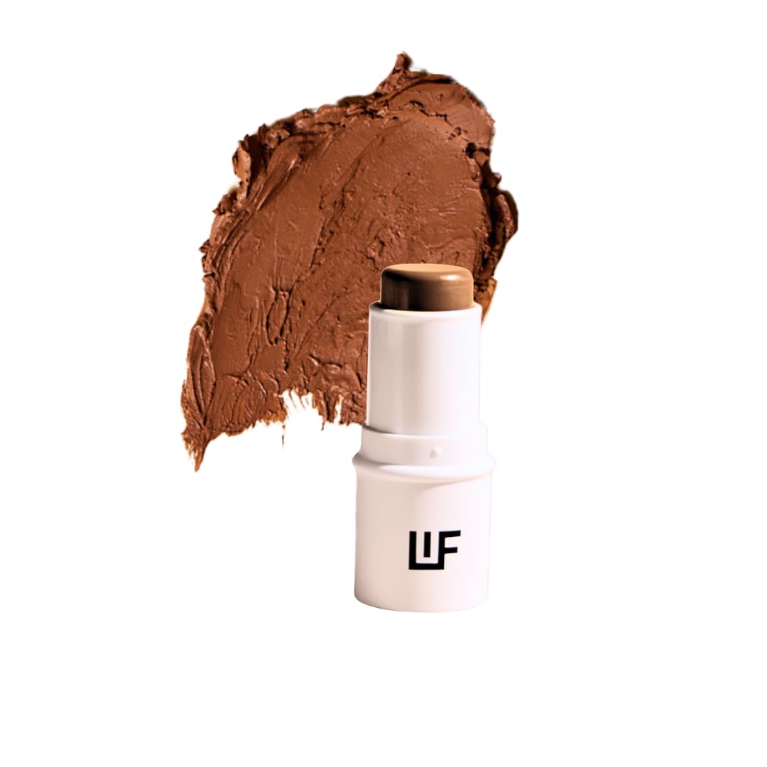 LIF Cosmetics Velvet Stick Bronzer - Multitasking Cream Bronzer Stick for Face, Eyes & Lips | Lightweight, Glide-On Warmth for Sun-Kissed Radiance