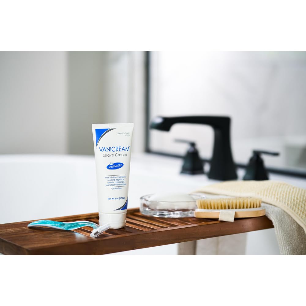 Vanicream Shave Cream For Sensitive Skin 6 oz (Pack of 6)