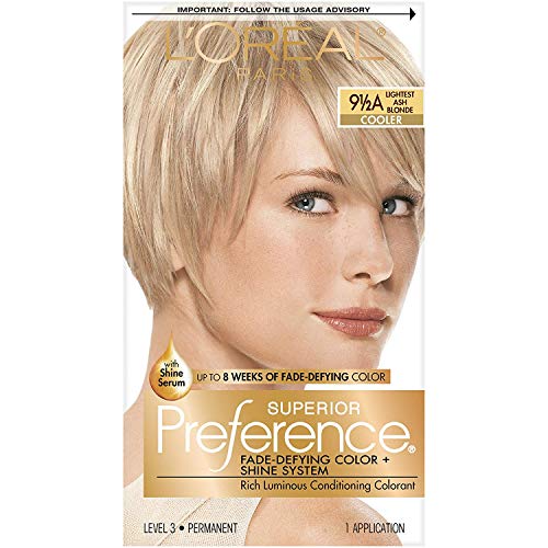 L'Oreal Superior Preference - 9-1/2A Lightest Ash Blonde (Cooler) 1 Each (Pack of 7)