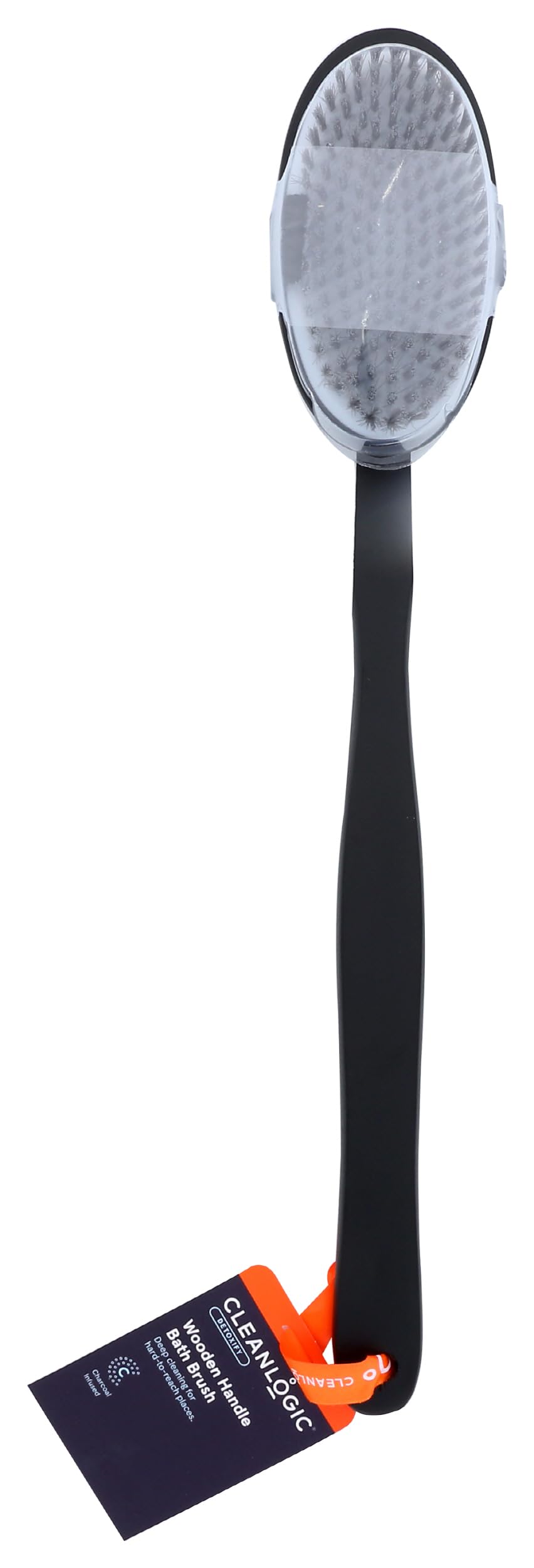 Clean Logic Purifying Charcoal Bath Brush, 1 count