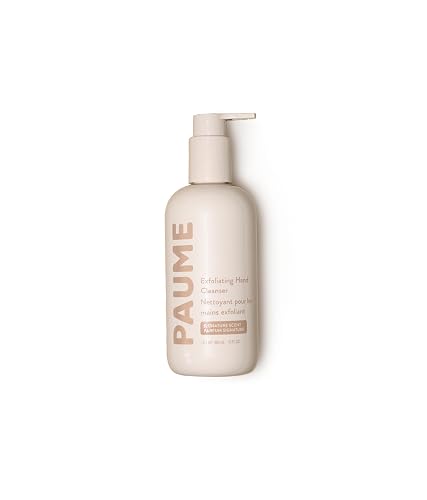 PAUME Exfoliating Hand Cleanser, Silicon Free, Paraben Free, Vegan, Exfoliating Soap with Essential Oils, Hydrating Hand Soap for Gentle Cleanse, 10