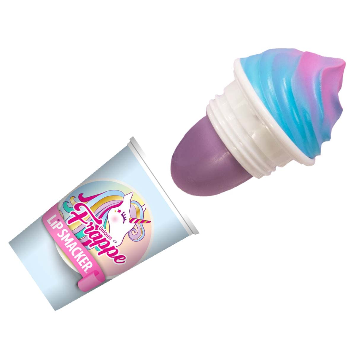 Lip Smacker Frappe Cup Lip Balm, Moisturizing, Soothing Fun Tasty Flavors - Unicorn