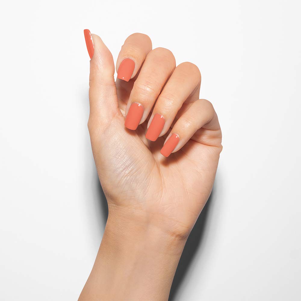 Morgan Taylor Nail Lacquer (Perfect Landing) Coral Professional Lacquer, Vibrant, Chip-Resistant, Fast-Drying, Long-Lasting, High-Shine, Perfect