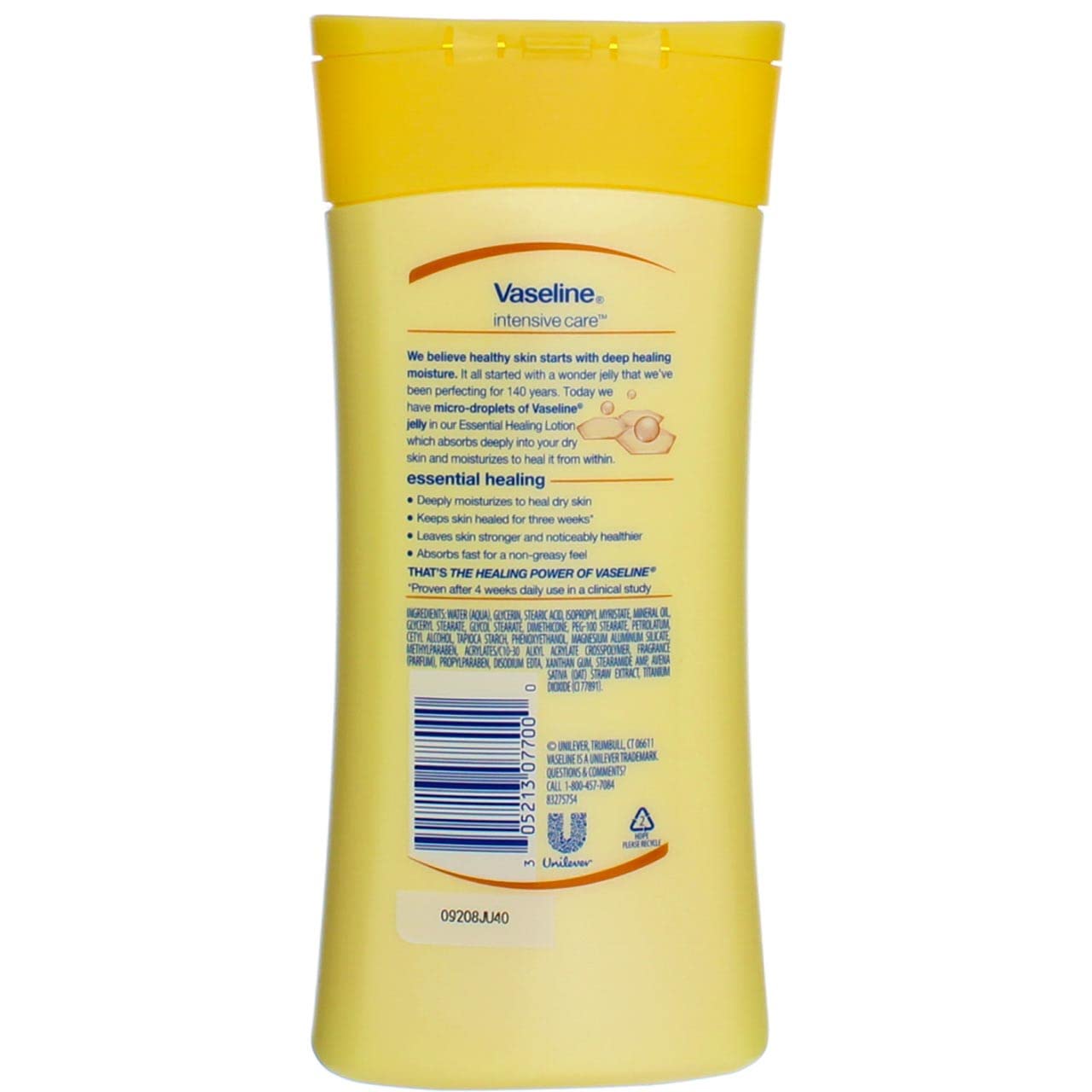 Vaseline Intensive Care Essential Healing Lotion Heal Dry Skin,10 Fl Oz, Pack of 1
