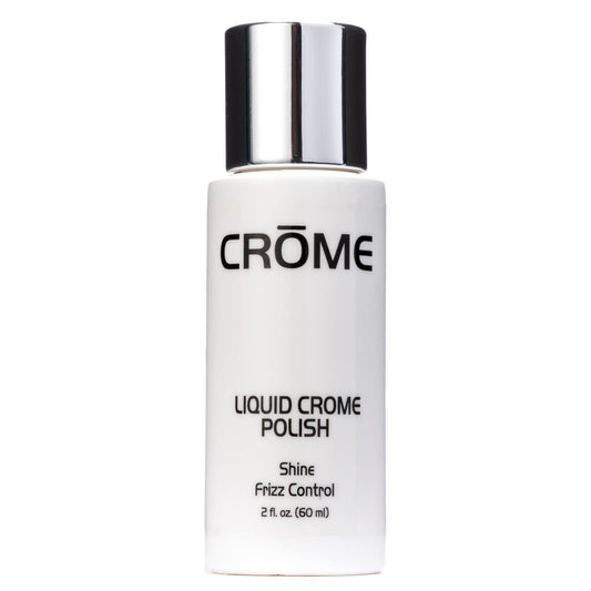 Crome Hair Serum - Liquid Crome Serum for Taming and Styling Frizzy Hair - Oil-Free, Alcohol-Free Moisturizer with Heat and Humidity Protection