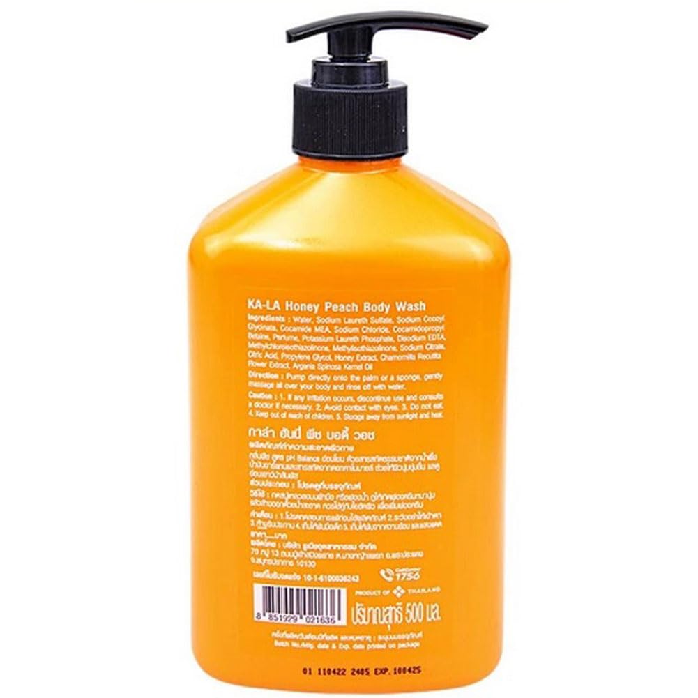 KA-LA Honey Peach Body Wash 500 ML.