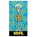 Franco Collectibles Spongebob Squarepants Squidward Super Soft Cotton Bath/Pool/Beach Towel, 60 in x 30 in, (100% Officially Licensed Product)