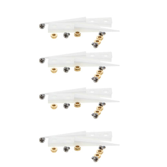 Utoolmart 4 Pairs Straight Pointed Ceramic Tips Replaceable Heat Resistance Non-Conductive Heads for Ceramic Tweezers White Beauty and Personal Care Utoolmart