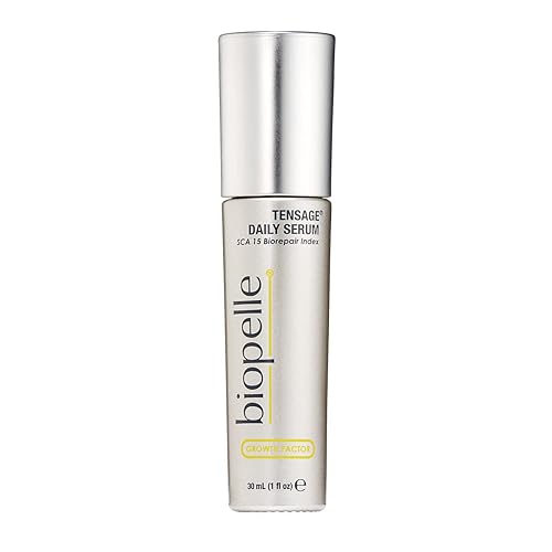 Biopelle Tensage Growth Factor Daily Facial Serum with SCA 15 Biorepair Index, Snail Mucin Serum for Face with Niacinamide, Hyaluronic Acid