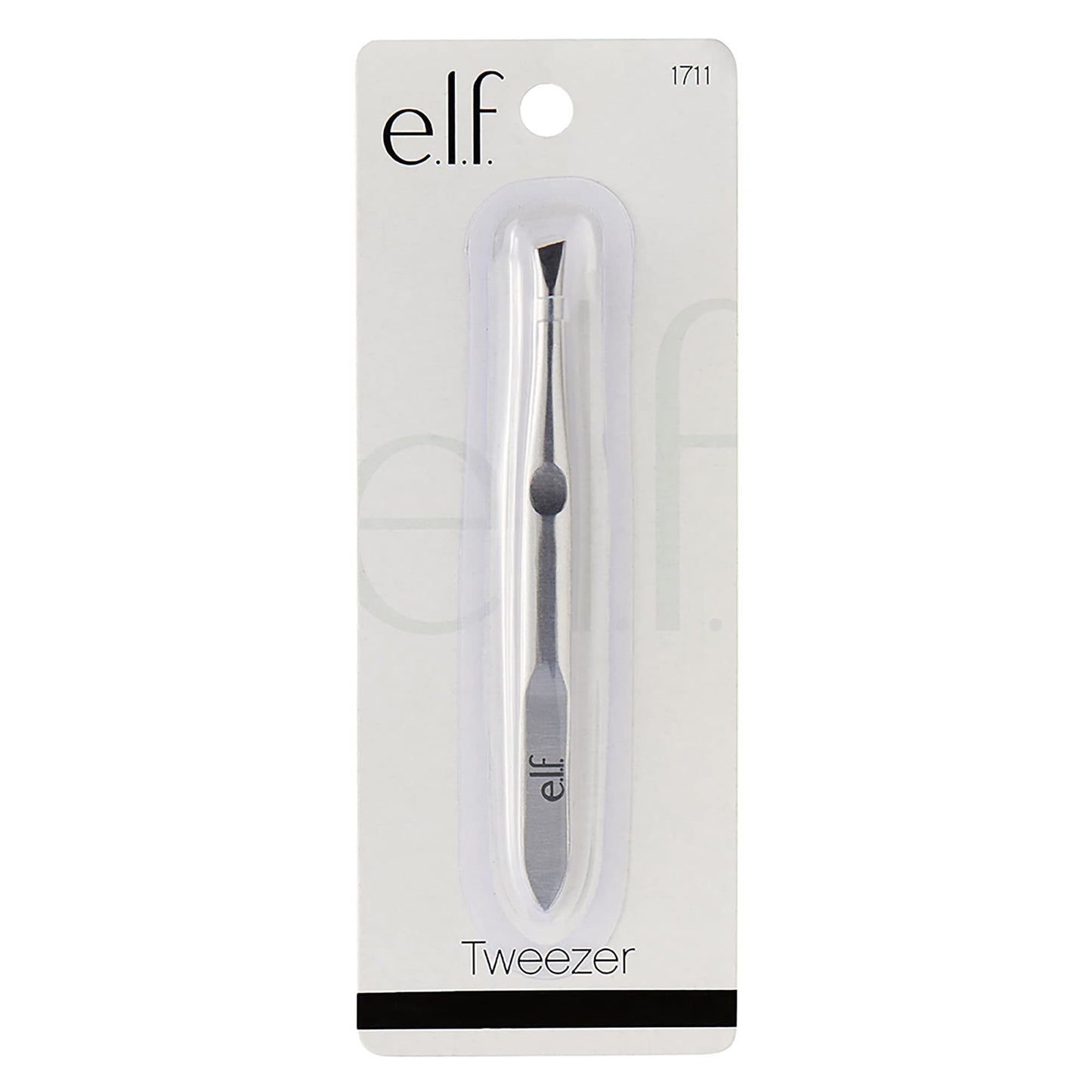 e.l.f. Slant Tweezer, Professional Quality Stainless Steel, Provides a Strong Grip, Removes Hairs Accurately, Shapes, Defines, Easy To Use