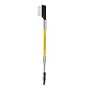 Bdellium Tools Professional Makeup Brush - Studio Series 725 Double End Metal Comb/Lash - With Soft Synthetic Fibers, For Prep Eyelashes (Yellow, 1pc)