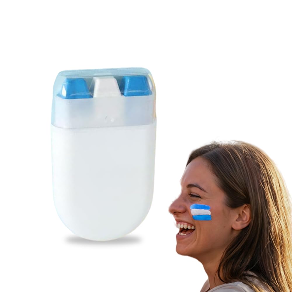 Face Paint Stick, Washable National Flag Face Paint Stick for 2026 Football Rugby Baseball Soccer, Eye Black Face & Body Paint for Outdoors Game