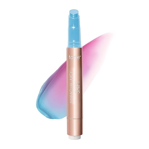 tarte maracuja juicy lip shift - Hydrating & Volumizing Lip Plumper Gloss Balm, Hyaluronic Acid, pH-Powered Plumping Lipgloss, High Shine Finish