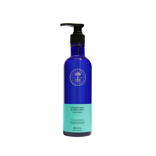 Neal's Yard Remedies Garden Mint & Bergamot Hand Wash | Refreshing Hand Soap | Certified Organic Hand Soap | 6.76 fl. oz.