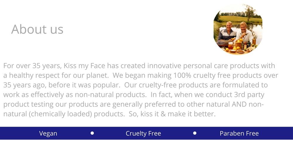 Kiss My Face Natural Man Body Lotion Spray, Invigorating Aqua, 6 Fluid Ounce