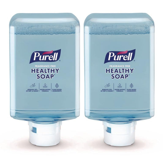 Healthy SOAP with Clean Release Technology Refill for ES10 Dispensers Fragrance-Free 1200 mL 2/Carton Beauty & Personal Care Purell