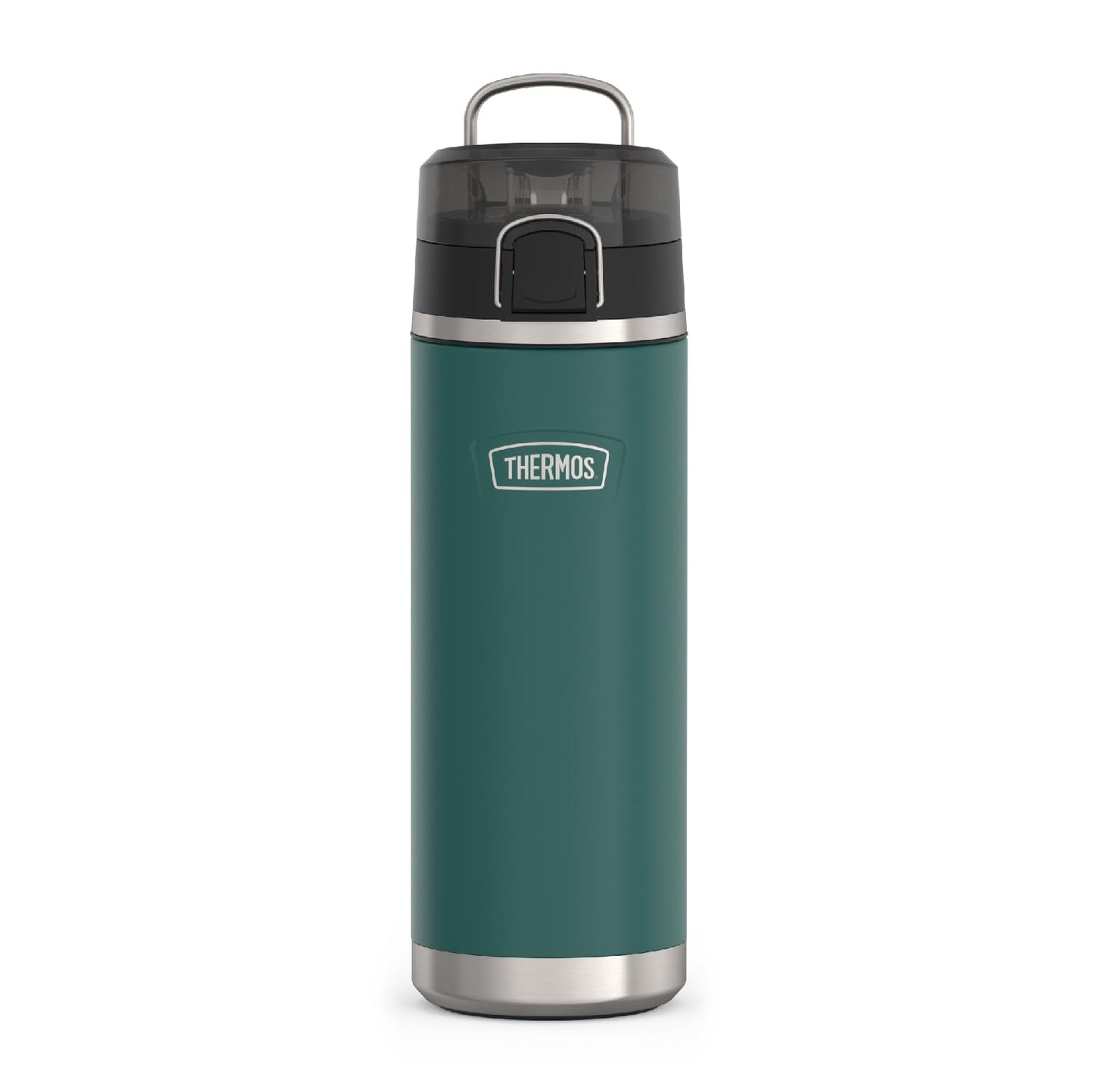 THERMOS ICON SERIES, Stainless Steel Water Bottle with Spout - 24 Ounce, Spruce - Vacuum Insulated Water Bottle with Lid