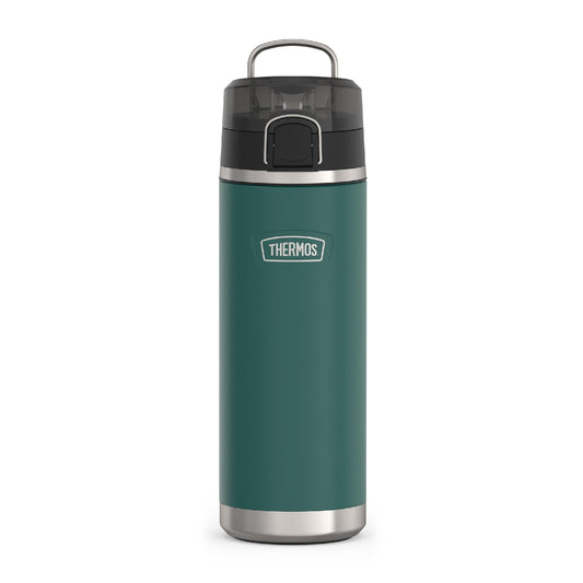 THERMOS ICON SERIES, Stainless Steel Water Bottle with Spout - 24 Ounce, Spruce - Vacuum Insulated Water Bottle with Lid