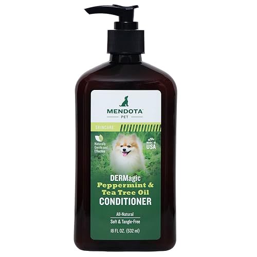 DERMagic Peppermint and Tea Tree Oil Conditioner, 18 fl oz