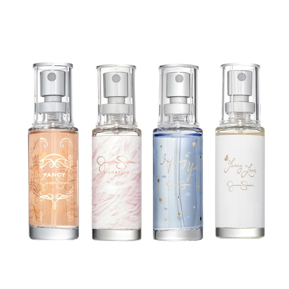 Jessica Simpson Collection 4-Piece Gift Set for Women - Mini Eau de Parfum Travel Spray - 0.5 Ounce