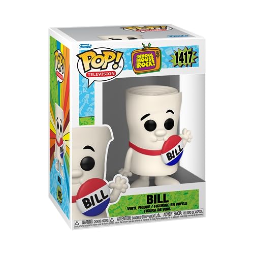 Funko POP! TV: Schoolhouse Rock - Bill - 1/6 Odds for Rare Chase Variant - Collectable Vinyl Figure - Gift Idea - Official Merchandise - for Kids…