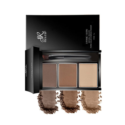 Eyebrow powder three-color eyebrow palette beauty contour eyebrow pencil professional eye makeup eyebrow filler1 Beauty & Personal Care SNOVO